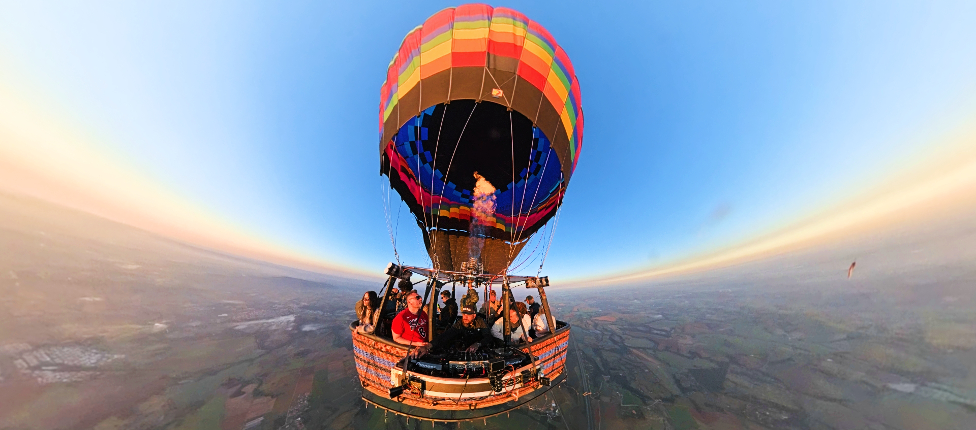 passeio de balão 360º